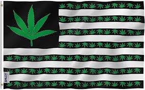 Amazon.com : Anley Fly Breeze 3x5 Foot Marijuana Leaf USA Polyester Flag -  Vivid Color and UV Fade Resistant - Canvas Header and Double Stitched - US  Marijuana Leaves Flags with Brass